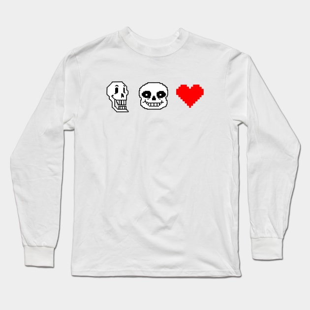 UT papyrus and sans Long Sleeve T-Shirt by tonguetied